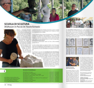 Bildhauen in Peccia / Tessin